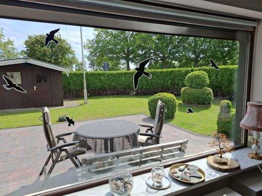 Blick aus dem Wohnzimmer