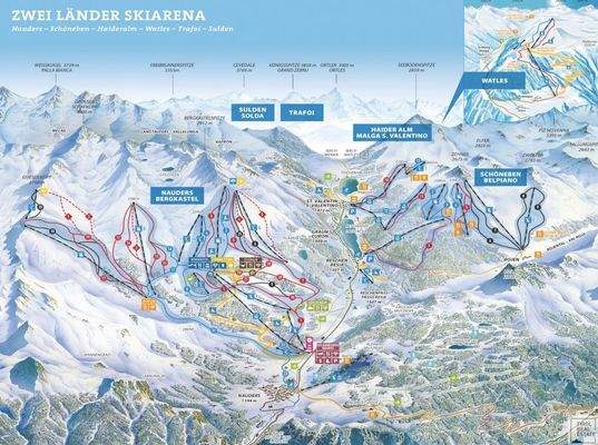 Nauders Skigebiet