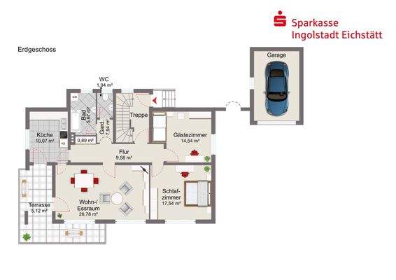 Grundriss Erdgeschoss