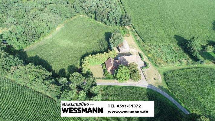 Hofstelle in Alleinlage in Schapen