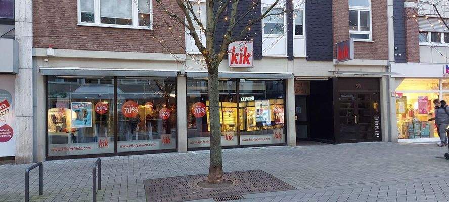 Frontansicht Schaufenster