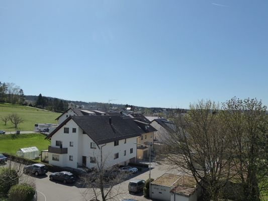 Herrliche Aussicht vom Balkon