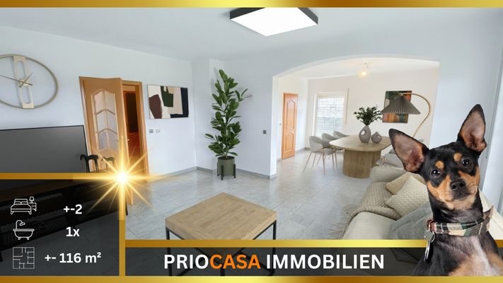 Musterfoto: Die Möbel sind nicht enthalten, es handelt sich hierbei um Homestaging.