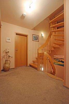 Flur im Obergeschoss zum Spitzboden