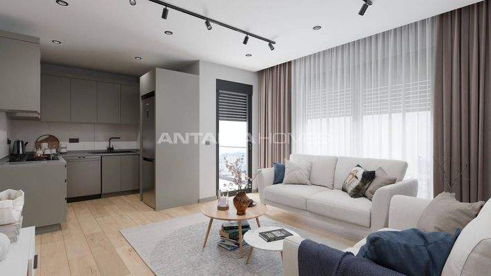 Elegant Flats Near Shopping Mall in Muratpasa Antalya