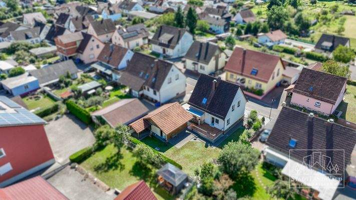 Luftbild - Garten-Haus