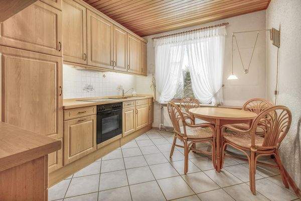 Küche im Dachgeschoss