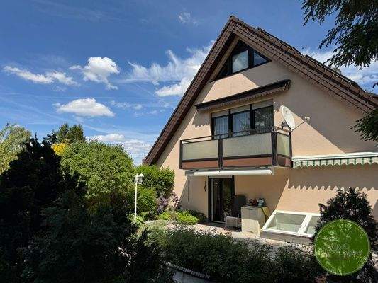 ... von außen Giebelansicht