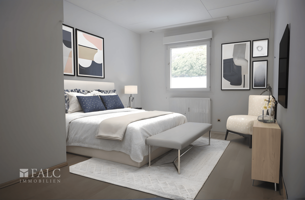 Einrichtungsbeispiel Schlafzimmer Obergeschoss