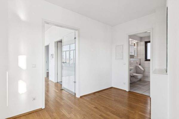 Diele mit Durchgang zum Wohnbereich