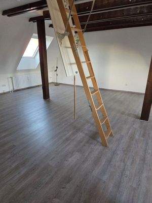 Wohnzimmer vom Flur aus