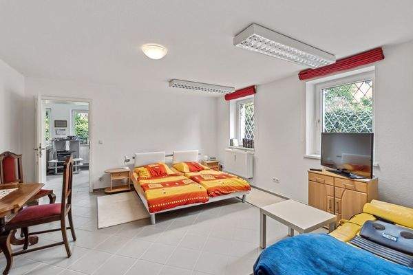 Schlafzimmer im Souterrain