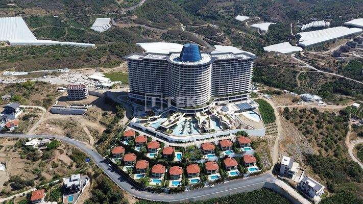 Apartments with Aquapark in a Hotel Concept Complex in Alanya