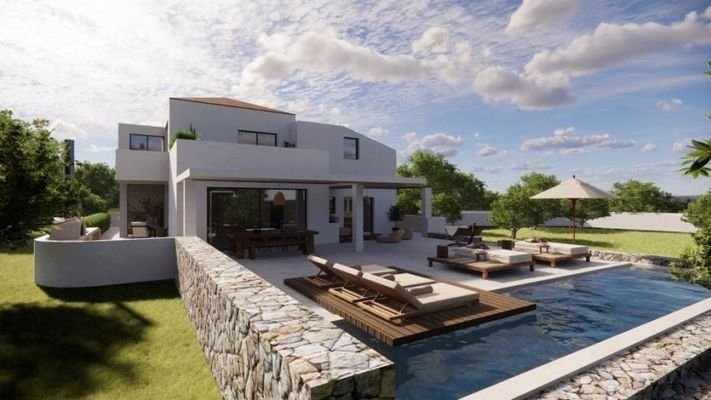 Kreta, Prines: Neubau-Projekt! Erstklassige Villa zu verkaufen