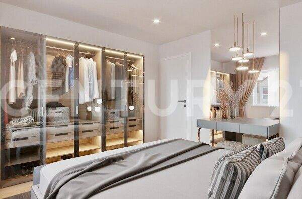 Schlafzimmer -  entgegengesetzte Sichtweise