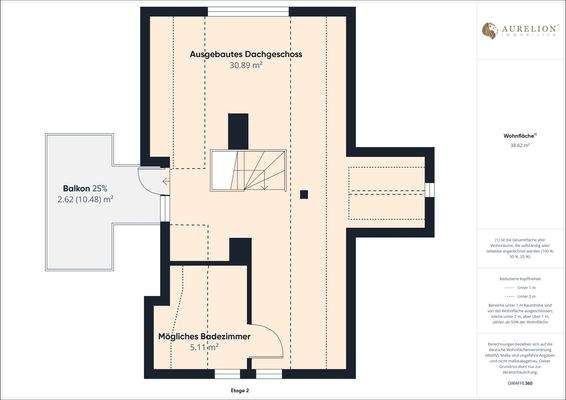 Grundriss Dachgeschoss