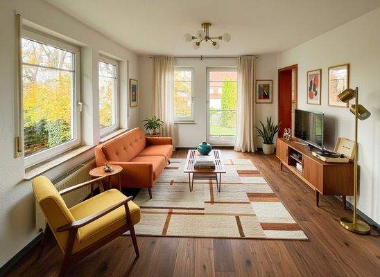 Wohnzimmer visualisiert