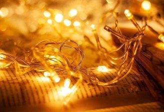 Funkelnde Lichter im eigenen Garten