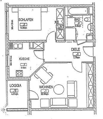 Grundriss - Angaben ohne Gewähr