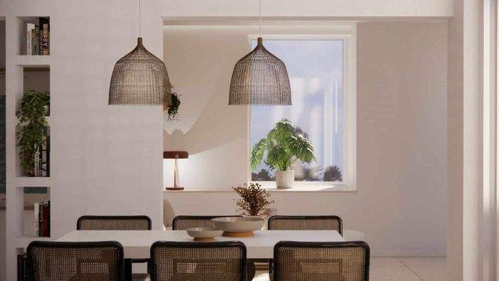 Kreta, Kalyves: 150 Meter zum Meer - Luxusvilla mit Meerblick und privatem Pool in kleinem Komplex zu verkaufen