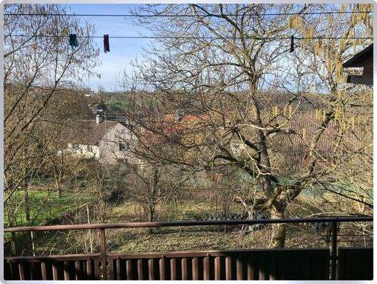 Blick aufs Grundstück