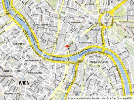 Geolyzer Kartenausschnitt