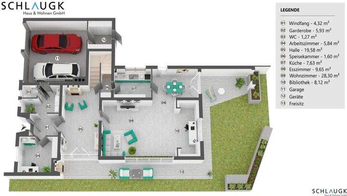 Grundriß Erdgeschoß