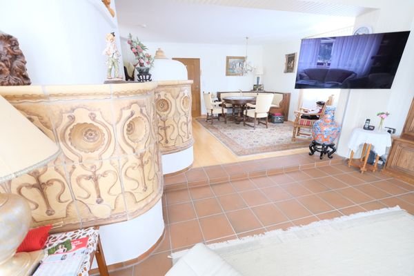 Wohnhaus: Kaminplatz Kachelofen