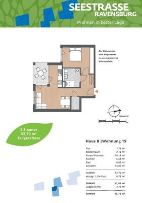 Wohnung B 15 im EG