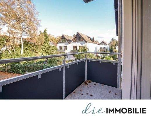 Balkon mit grüner Aussicht 