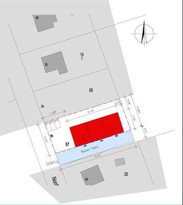 Lageplan (Planung mit 3 Wohneinheiten)