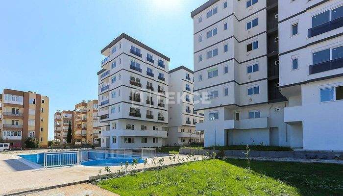 New Apartments with Balcony and Separate Kitchen in Antalya