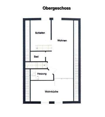 Grundriss Einfamilienhaus Obergeschoss