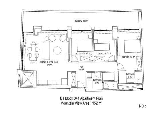 Apartments with Aquapark in a Hotel Concept Complex in Alanya