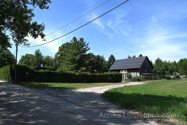 Blick auf die Hofeinfahrt