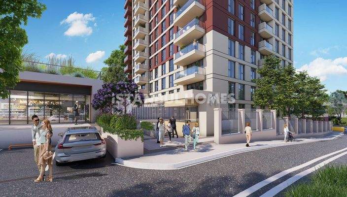 Balcony Flats on Basın Express Road in Bağcılar Istanbul