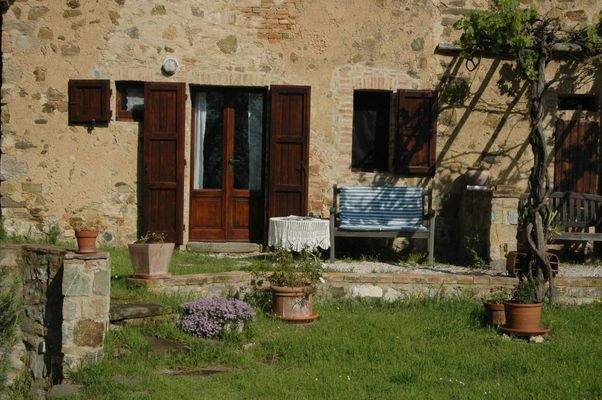 Sitzplatz vor der großen Küche