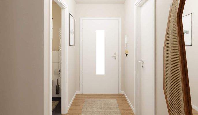 Heller und freundlicher Eingangsbereich