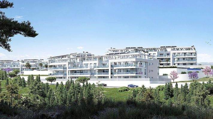 Sea View Apartments in Comprehensive Complex in Mijas Costa