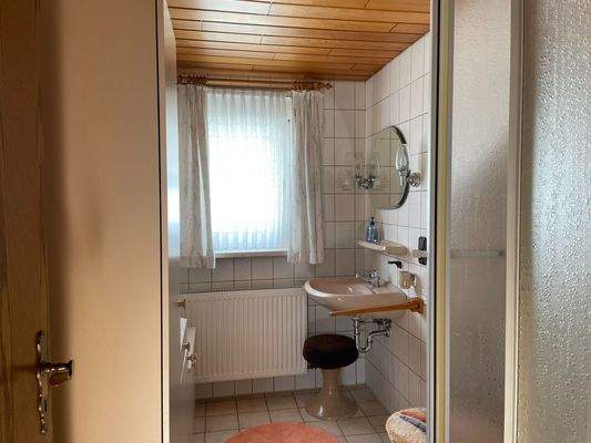 Duschbad im Dachgeschoss