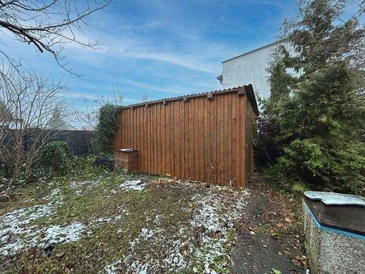 Garten und Gartenhaus