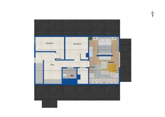 Grundriss Dachgeschoss 