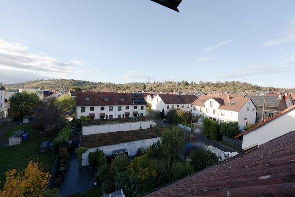 Aussicht in Wohnquartier