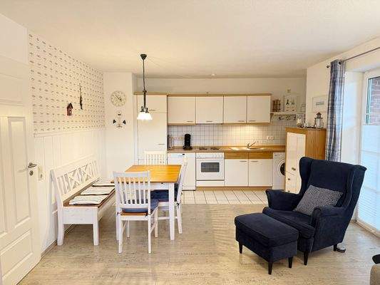 Großzügige Wohnküche ...