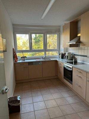 Moderne Küche mit Fenster