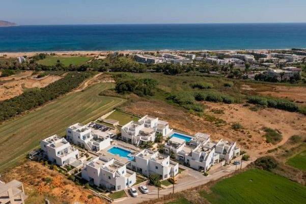 Kreta, Asprouliani: Schönes Haus in toller Anlage mit Meerblick zu verkaufen