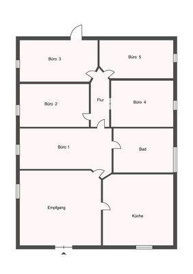 Grundriss Büro/Praxis