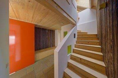 Treppenaufgang ins Dachgeschoss