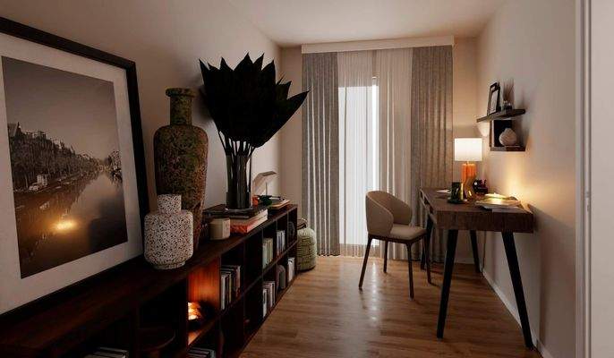 Ein weiterer Raum für Arbeit oder Kreativität