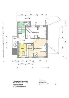 Obergeschoß Grundriss